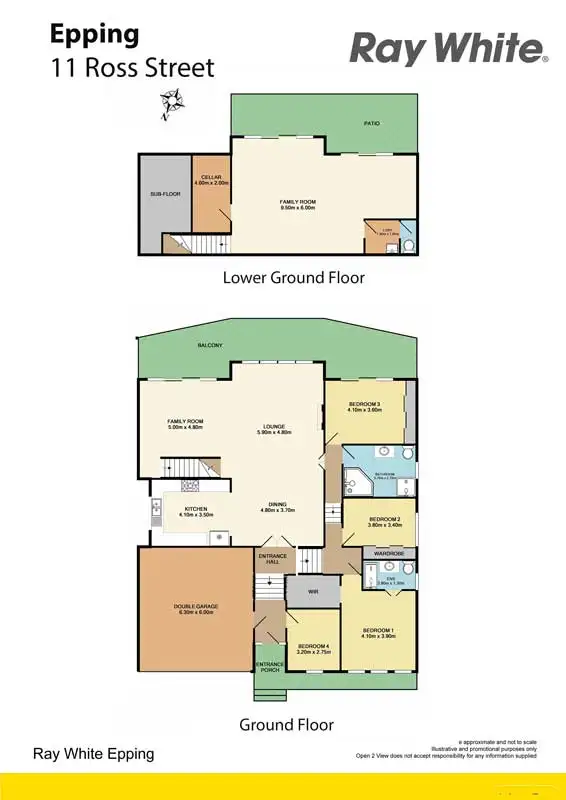 Floorplan of Homely house listing, 11 Ross St, Epping NSW