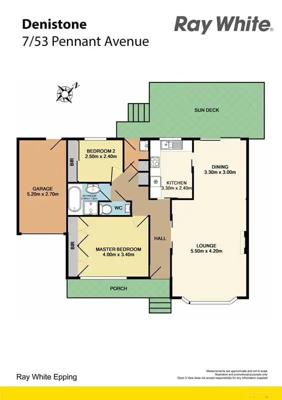 Floorplan of Homely townhouse listing, 7/53 Pennant Ave, Denistone NSW