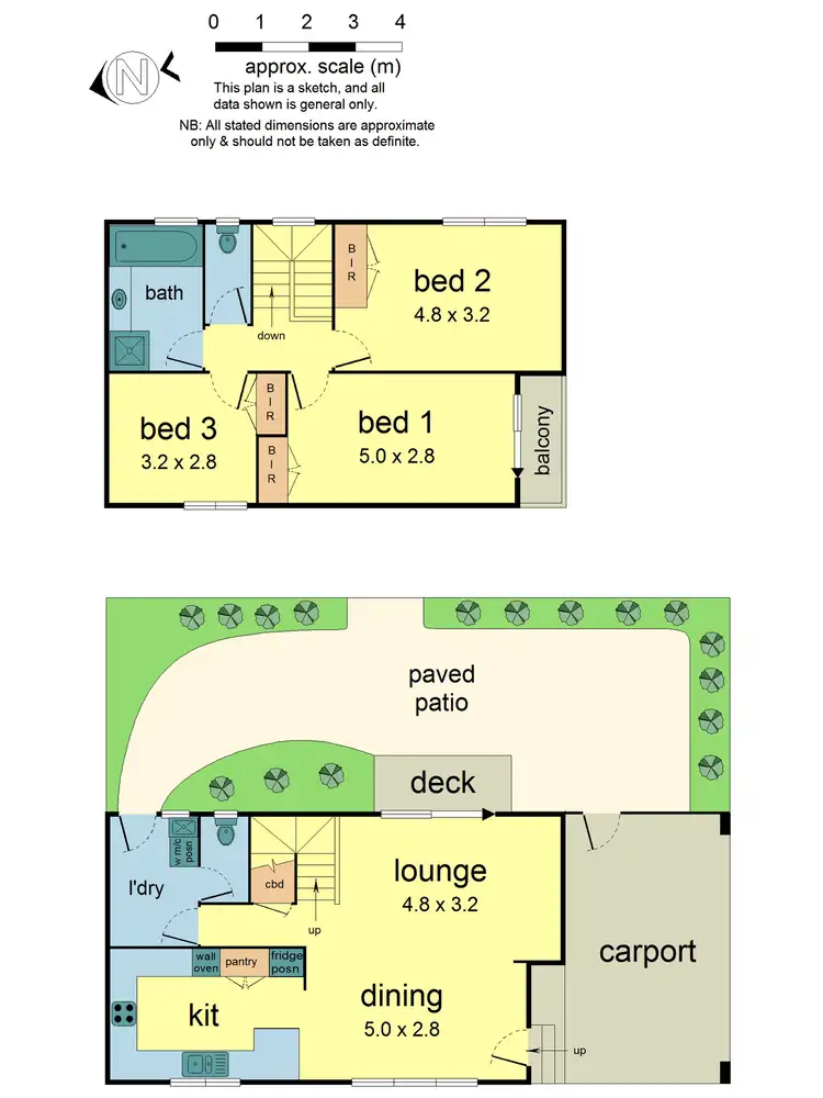 Floorplan of Homely unit listing, Unit 3, 303 MT DANDENONG Rd, Croydon VIC