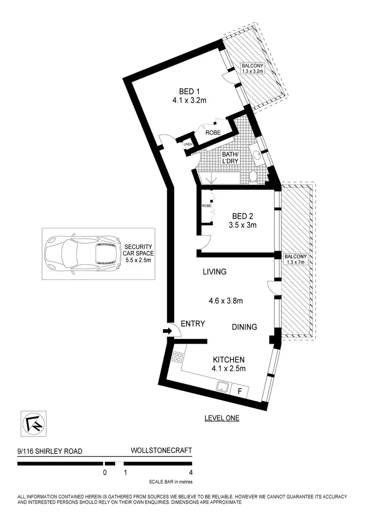 Floorplan of Homely apartment listing, 9/116 Shirley Rd, Wollstonecraft NSW