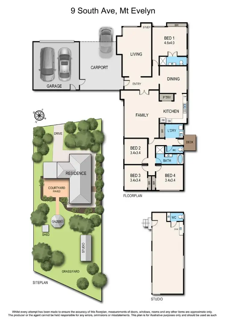 Floorplan of Homely house listing, 9-11 South Ave, Mount Evelyn VIC