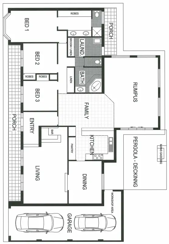 Floorplan of Homely house listing, 8 Blake Ct, Scoresby VIC