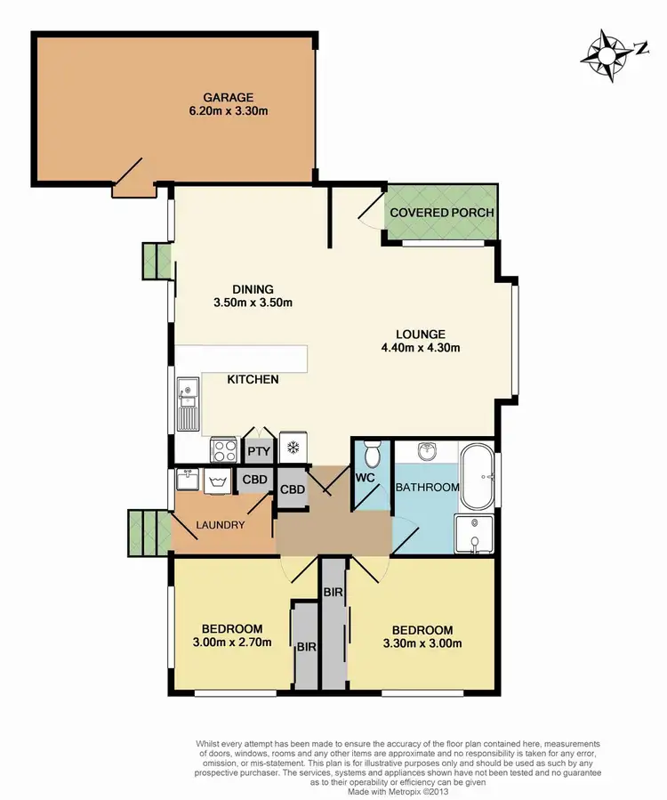 Floorplan of Homely unit listing, 1/9 Hilda Ave, Boronia VIC