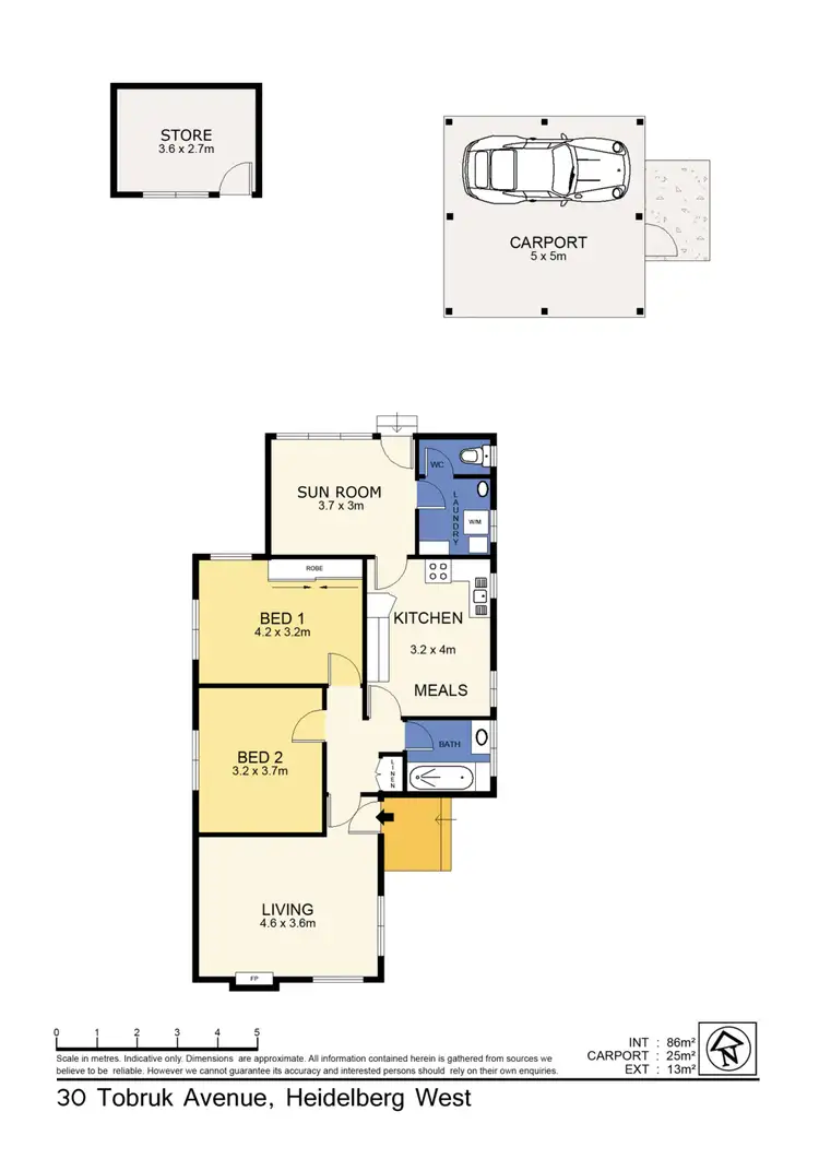 Floorplan of Homely house listing, 30 Tobruk Ave, Heidelberg West VIC