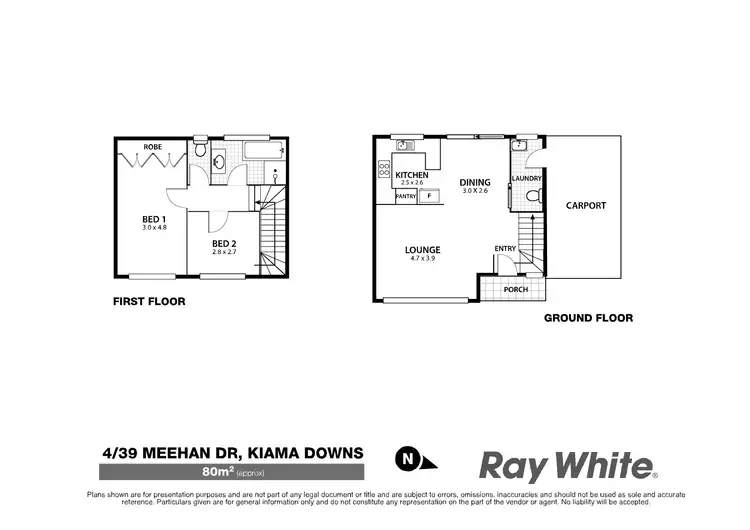 Floorplan of Homely townhouse listing, 4/39 Meehan Dr, Kiama Downs NSW
