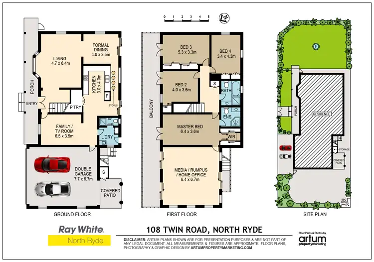Floorplan of Homely house listing, 108 Twin Rd, North Ryde NSW