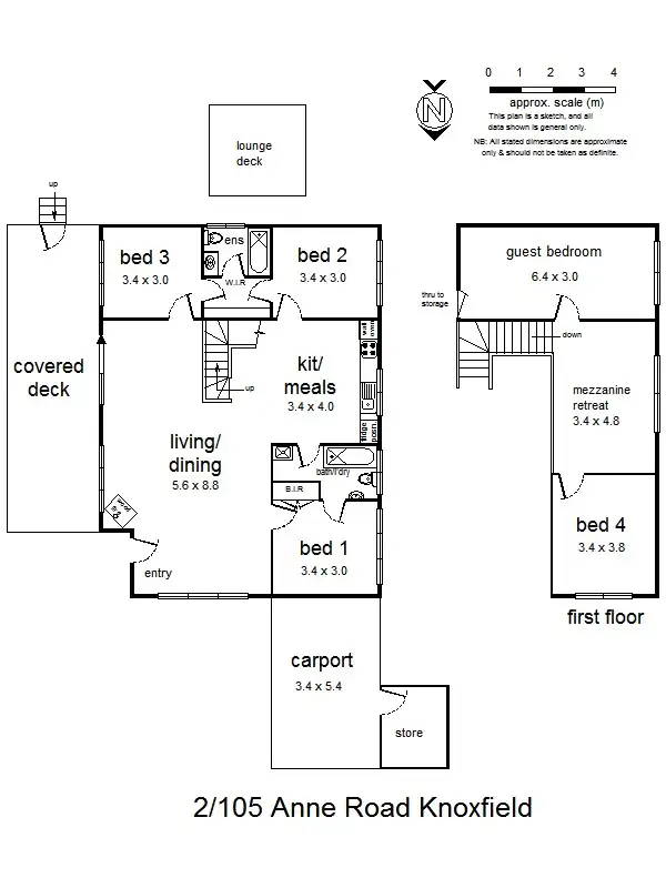 Floorplan of Homely house listing, 2/105 Anne Rd, Knoxfield VIC