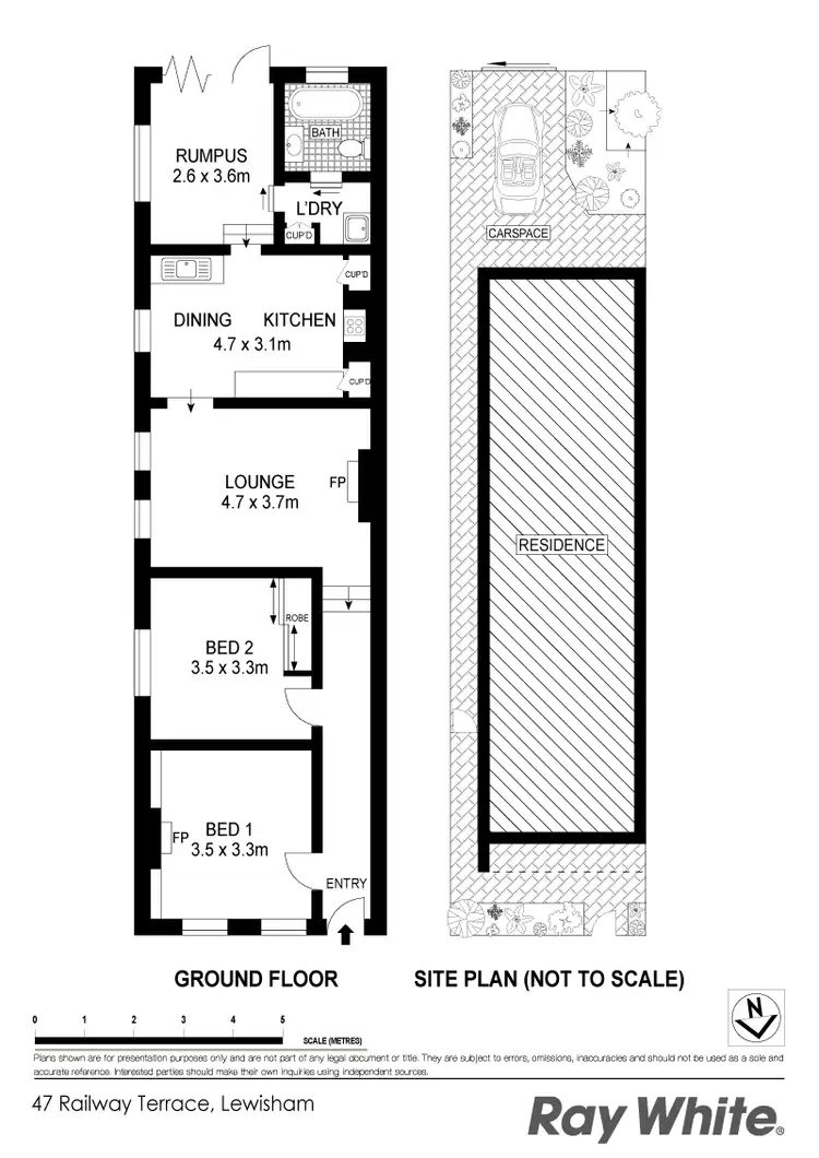 Floorplan of Homely house listing, 47 Railway Tce (Access via Jubilee Lane), Lewisham NSW