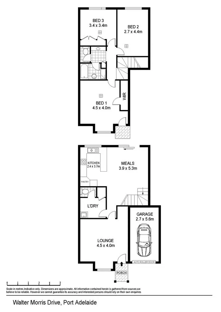 Floorplan of Homely house listing, 12 Walter Morris Dr, Port Adelaide SA