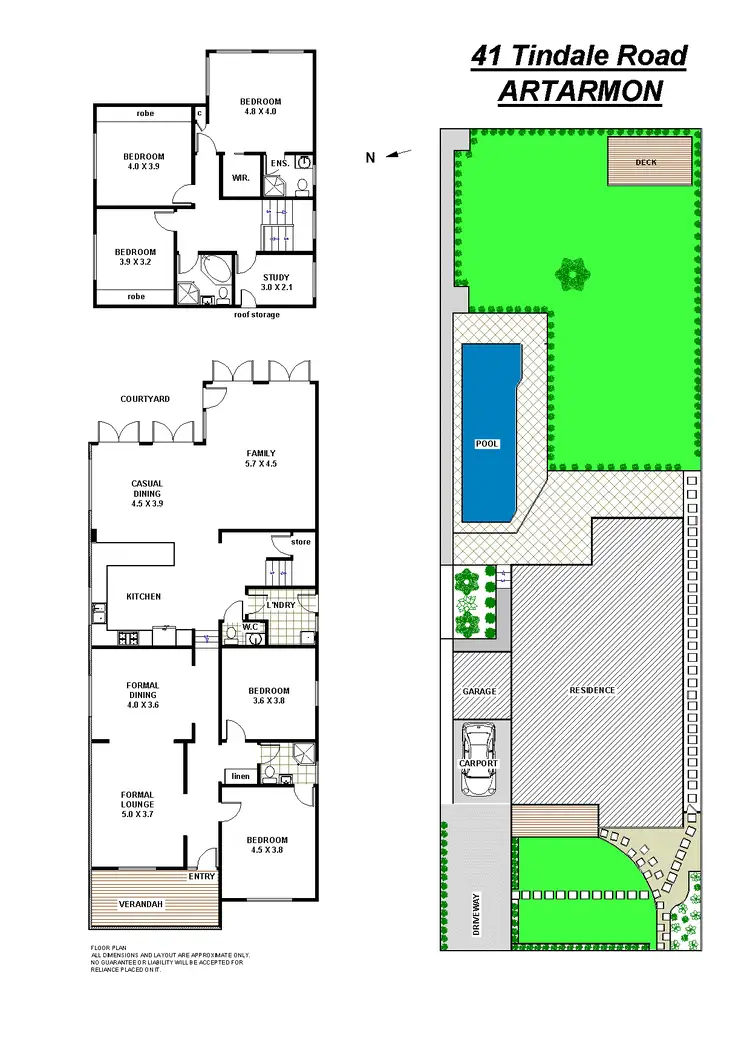 Floorplan of Homely house listing, 41 Tindale Rd, Artarmon NSW
