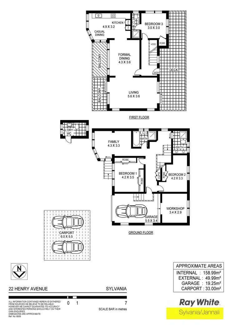 Floorplan of Homely house listing, 22 Henry Ave, Sylvania NSW