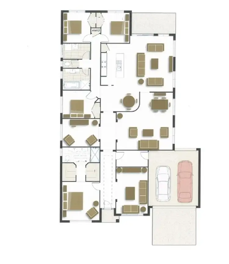 Floorplan of Homely house listing, 7 Huntingdale Cl, Shell Cove NSW