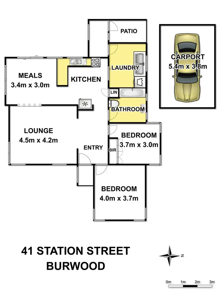 Floorplan of Homely house listing, 41 station St, Burwood VIC