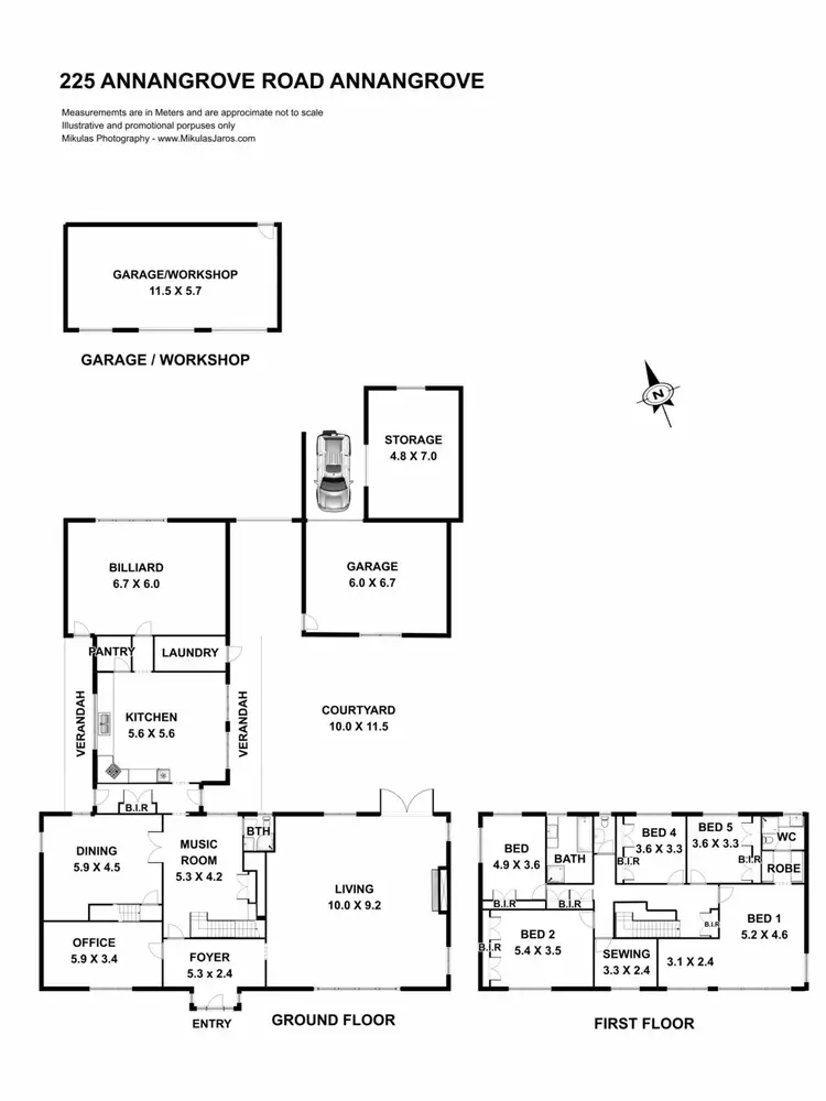 Floorplan of Homely rural property listing, 225 Annangrove Rd, Annangrove NSW