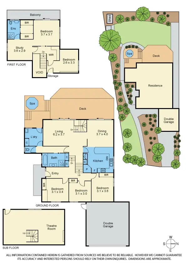 Floorplan of Homely house listing, 6 Shaun Ct, Templestowe VIC