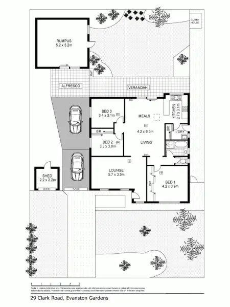 Floorplan of Homely house listing, 29 Clark Rd, Evanston Gardens SA