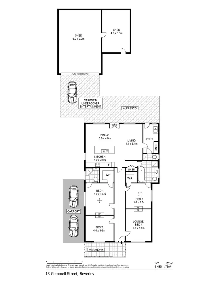 Floorplan of Homely house listing, 13 Gemmell St, Beverley SA