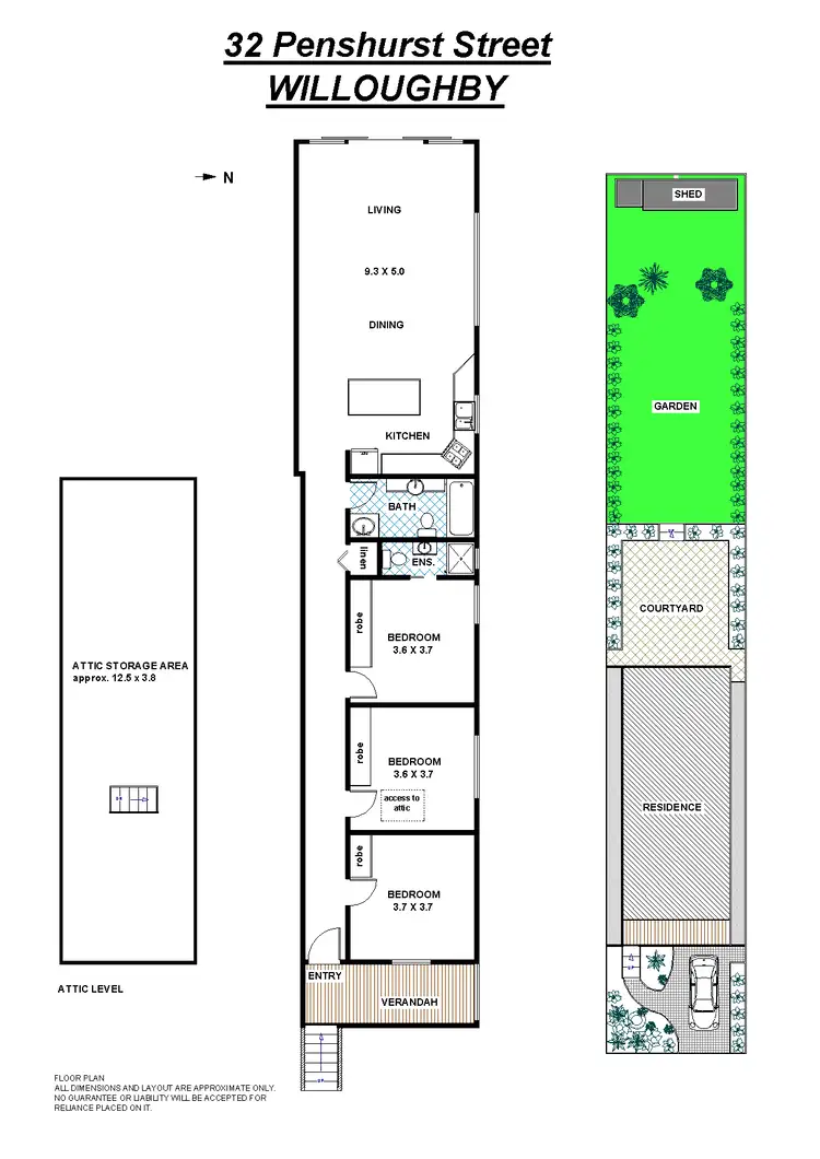 Floorplan of Homely house listing, 32 Penshurst St, Willoughby NSW