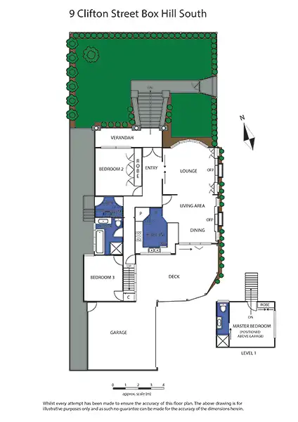Floorplan of Homely house listing, 9 Clifton St, Box Hill South VIC