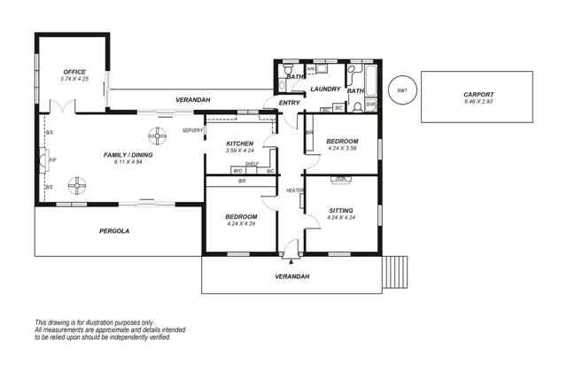 Floorplan of Homely house listing, 113 Gillentown Rd, Clare SA