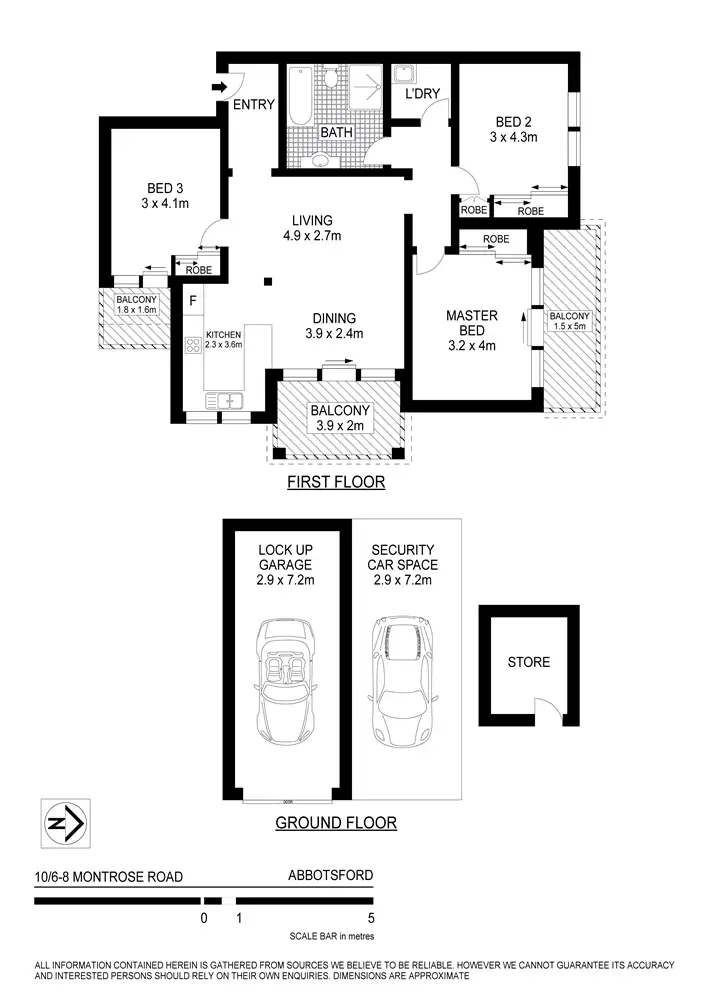 Floorplan of Homely apartment listing, 10/6-8 Montrose Rd, Abbotsford NSW