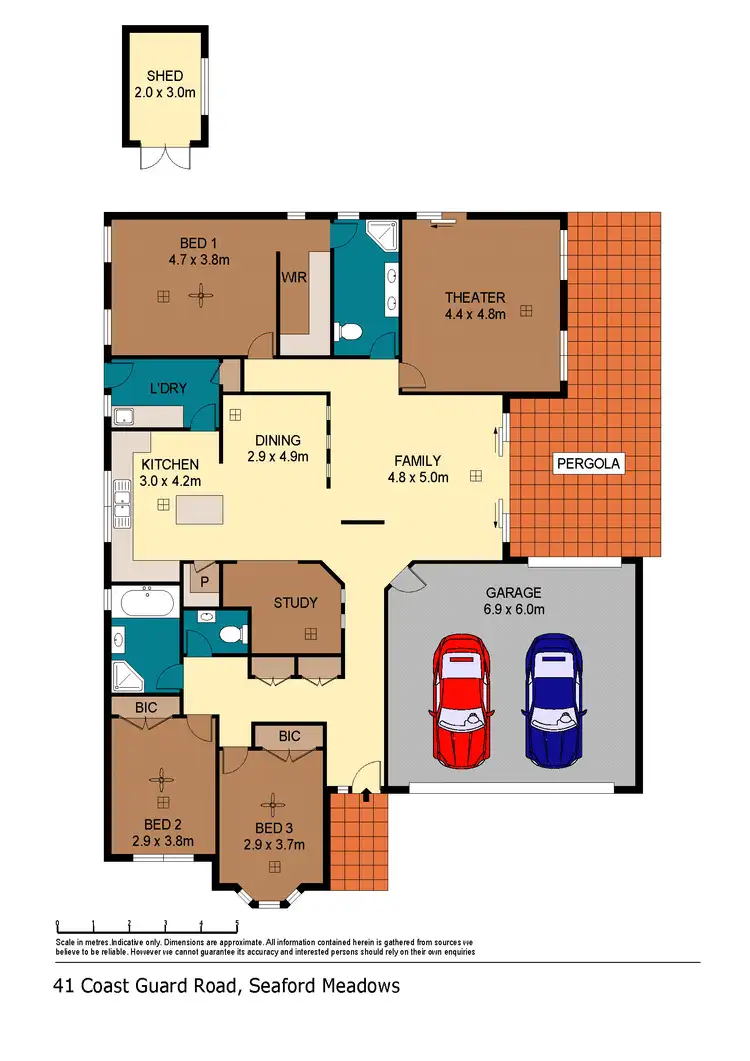 Floorplan of Homely house listing, 41 Coast Guard Rd, Seaford Meadows SA