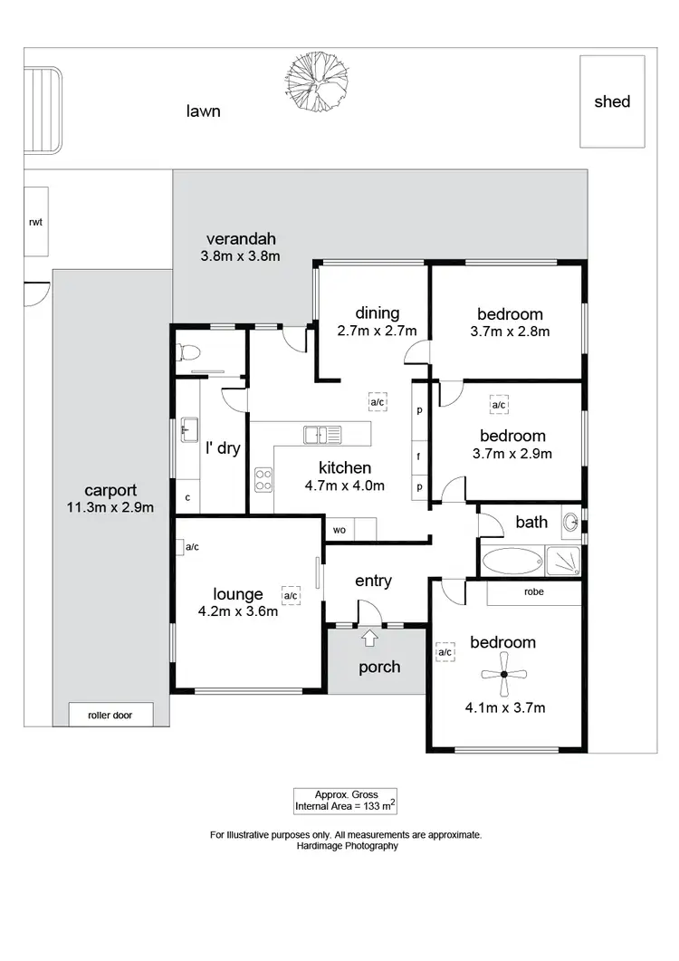 Floorplan of Homely house listing, 24 Chenoweth Ave, West Croydon SA
