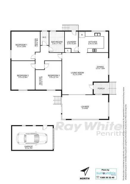 Floorplan of Homely house listing, 19 Oakland Pde, Werrington Downs NSW