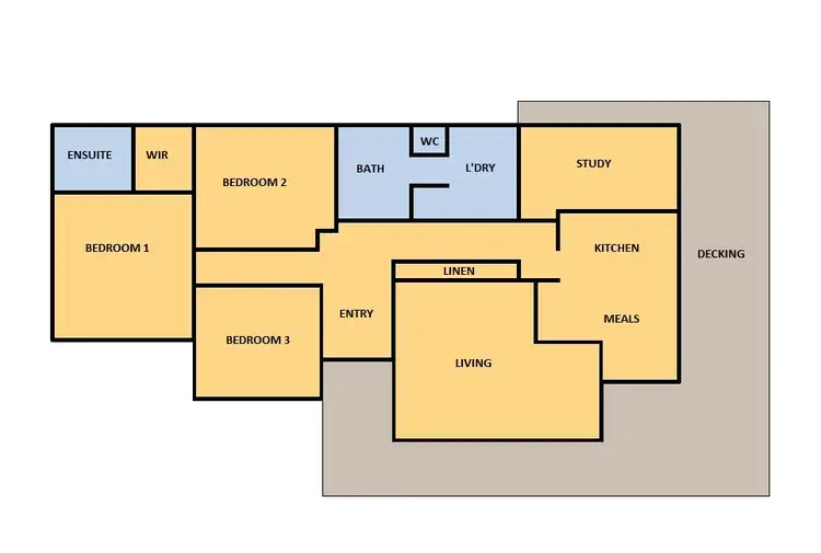 Floorplan of Homely house listing, 80 Clarkes Rd, Anakie VIC