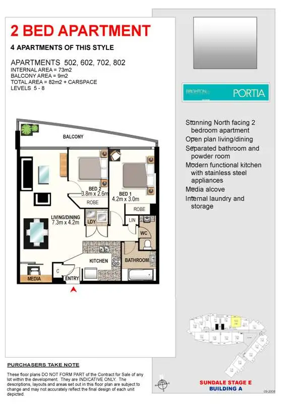 Floorplan of Homely apartment listing, 2 Aqua St, Southport QLD