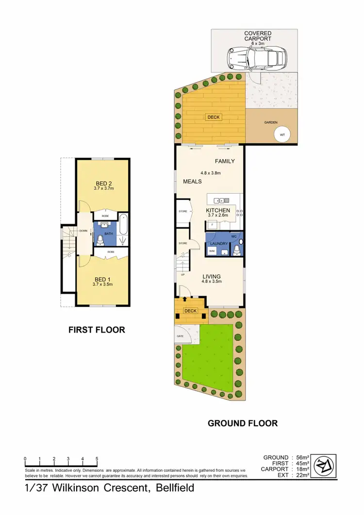 Floorplan of Homely house listing, 1/37 Wilkinson Cres, Bellfield VIC