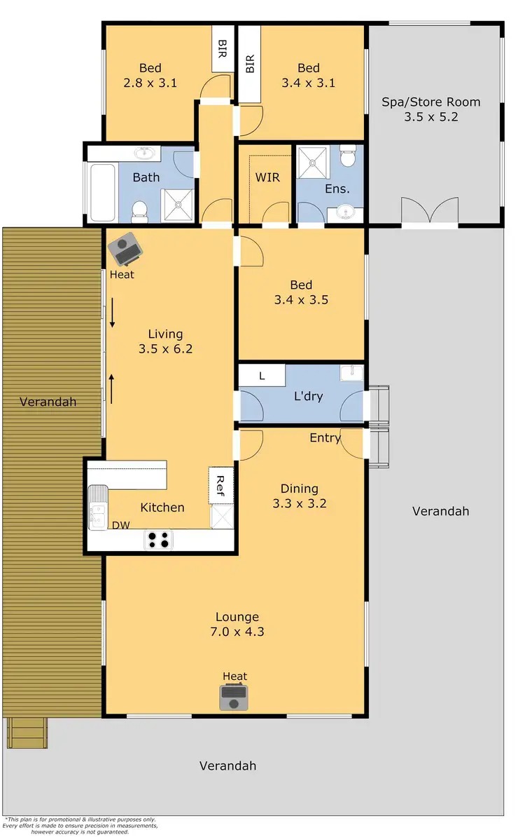 Floorplan of Homely house listing, 170 Whytcrosses Rd, Anakie VIC