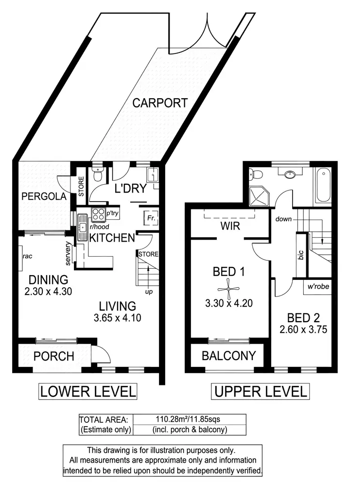 Floorplan of Homely house listing, 2/17 Aroha Tce, Black Forest SA