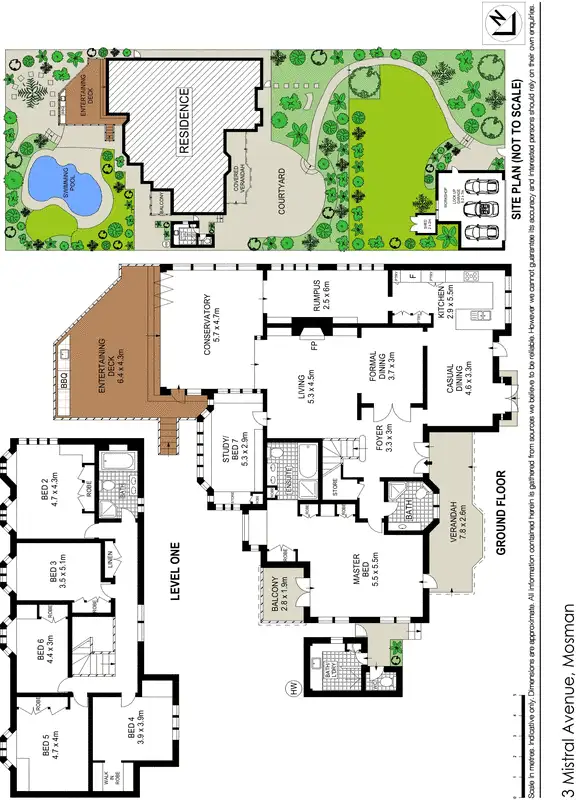 Floorplan of Homely house listing, 3 Mistral Ave, Mosman NSW