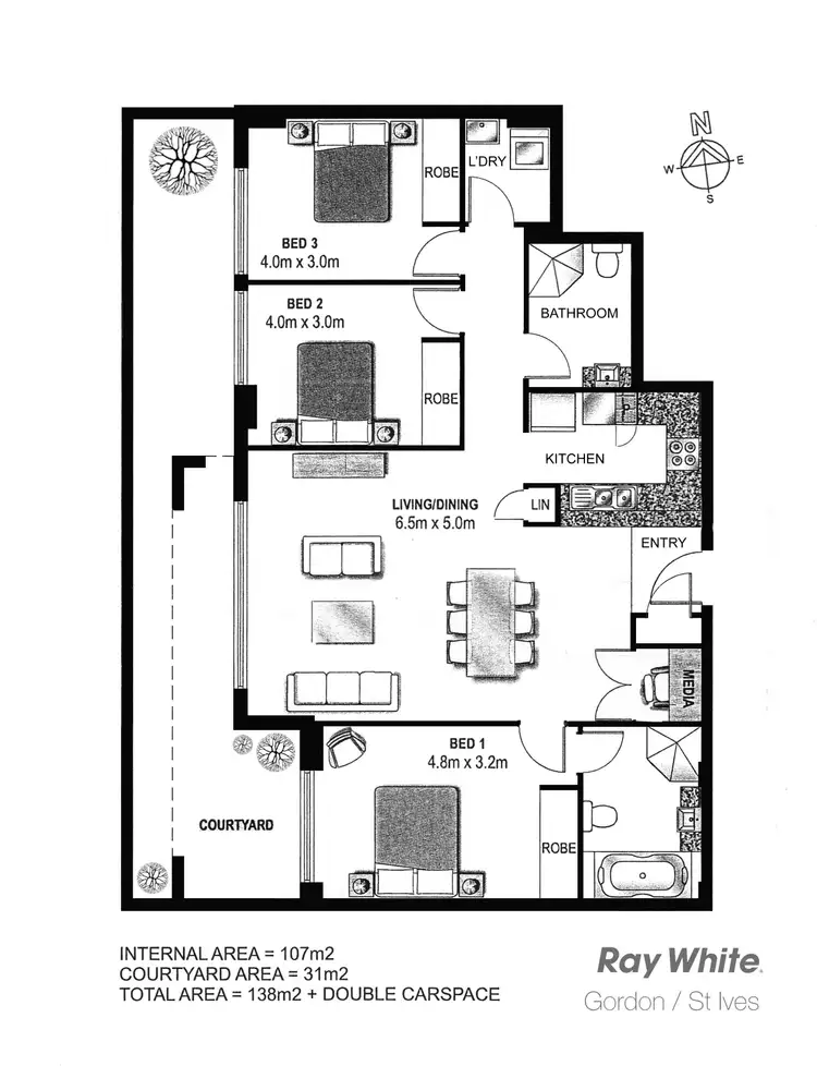 Floorplan of Homely apartment listing, 368/17-19 Memorial Avenue (Block F), St Ives NSW