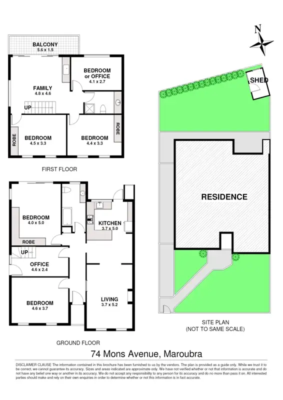Floorplan of Homely house listing, 74 Mons Ave, Maroubra NSW