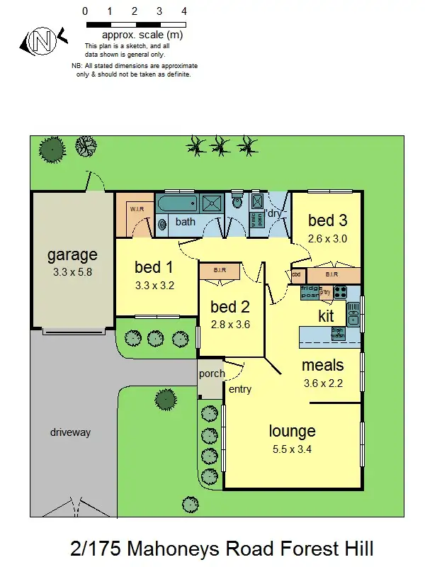 Floorplan of Homely unit listing, 2/175 Mahoneys Rd, Forest Hill VIC