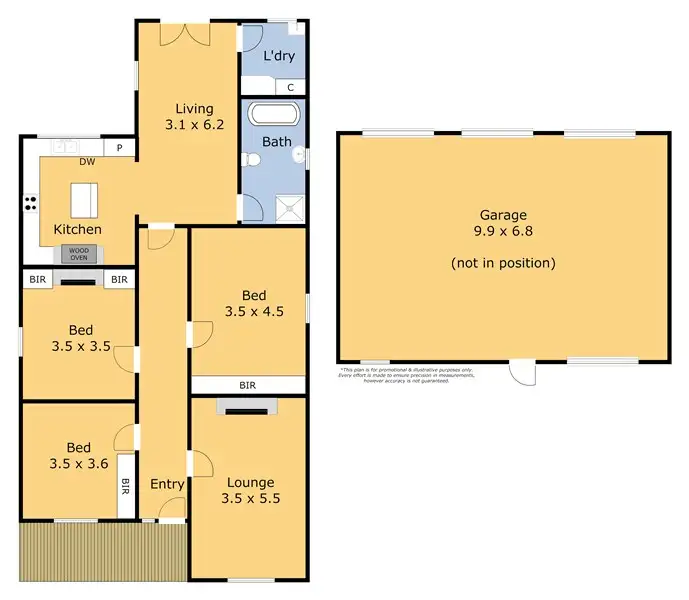 Floorplan of Homely house listing, 8 Verner St, South Geelong VIC
