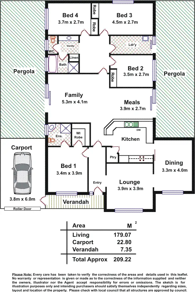 Floorplan of Homely house listing, 2 Ketch Place, Wallaroo SA 5556