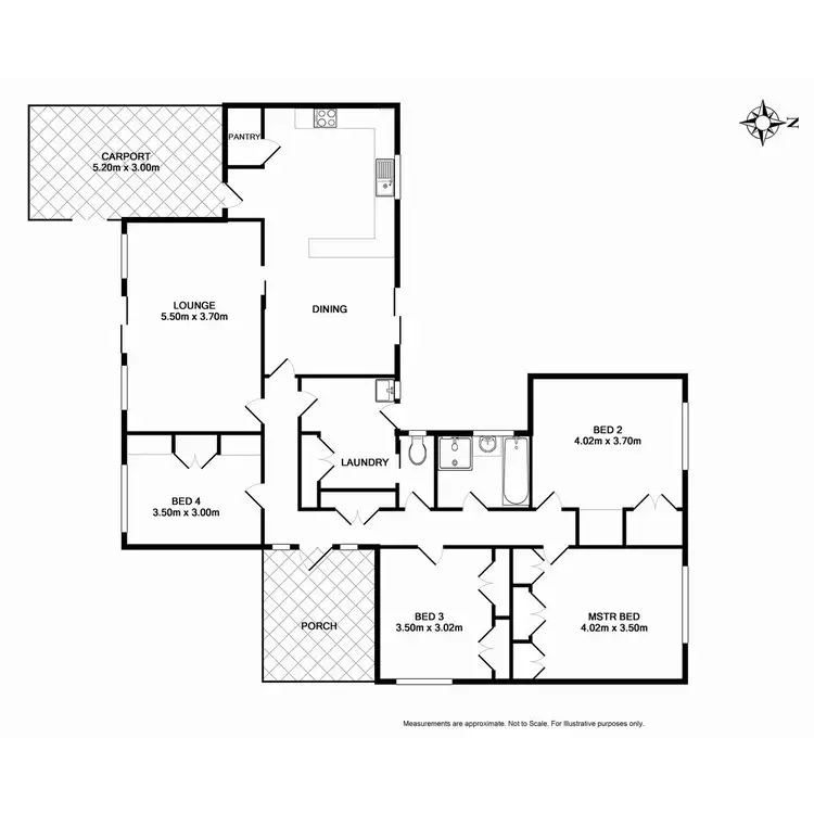 Floorplan of Homely rural property listing, 55 Coish Avenue, Benalla VIC 3672