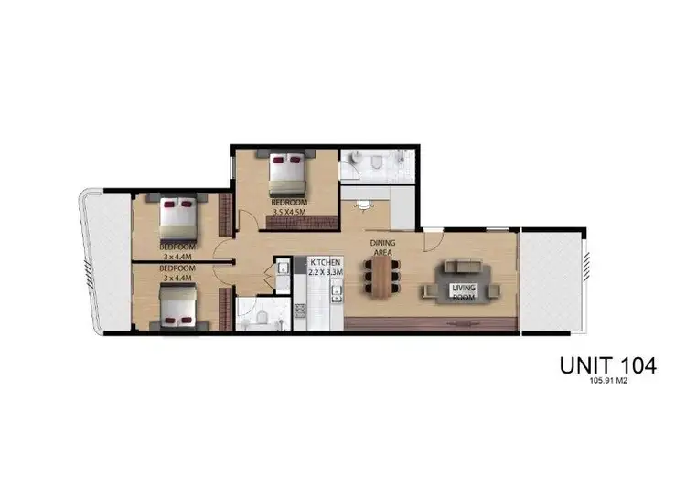Floorplan of Homely apartment listing, 13/65-69 Graham Street, Nowra NSW 2541