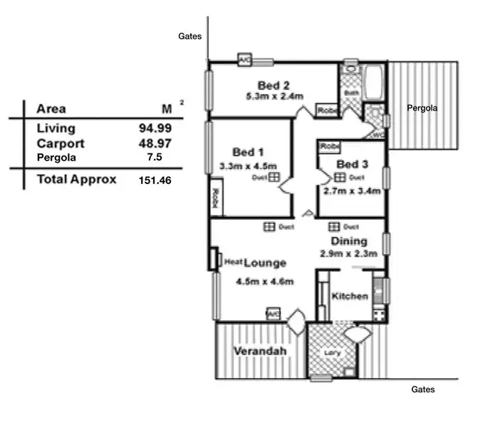 Floorplan of Homely house listing, 7 Manningford Road, Elizabeth South SA 5112