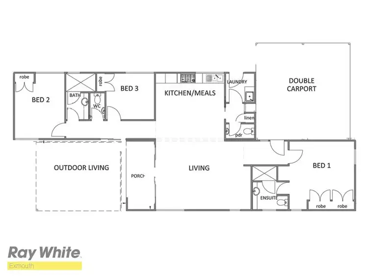 Floorplan of Homely house listing, 30 Hooley Avenue, Onslow WA 6710