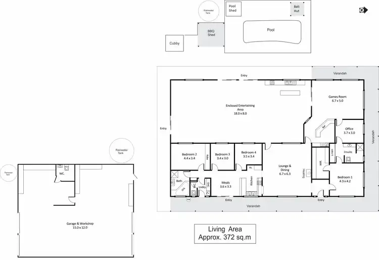 Floorplan of Homely house listing, 30 Alamein Avenue, Loxton SA 5333