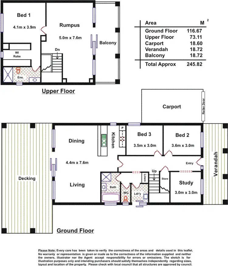 Floorplan of Homely house listing, 14 Lady McDonald Drive, Wallaroo SA 5556