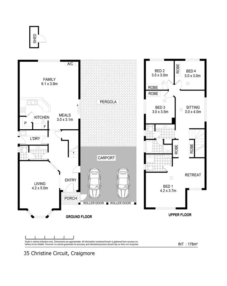 Floorplan of Homely house listing, 35 Christine Circuit, Craigmore SA 5114