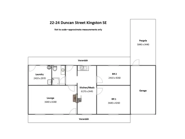 Floorplan of Homely house listing, 22-24 Duncan Street, Kingston Se SA 5275