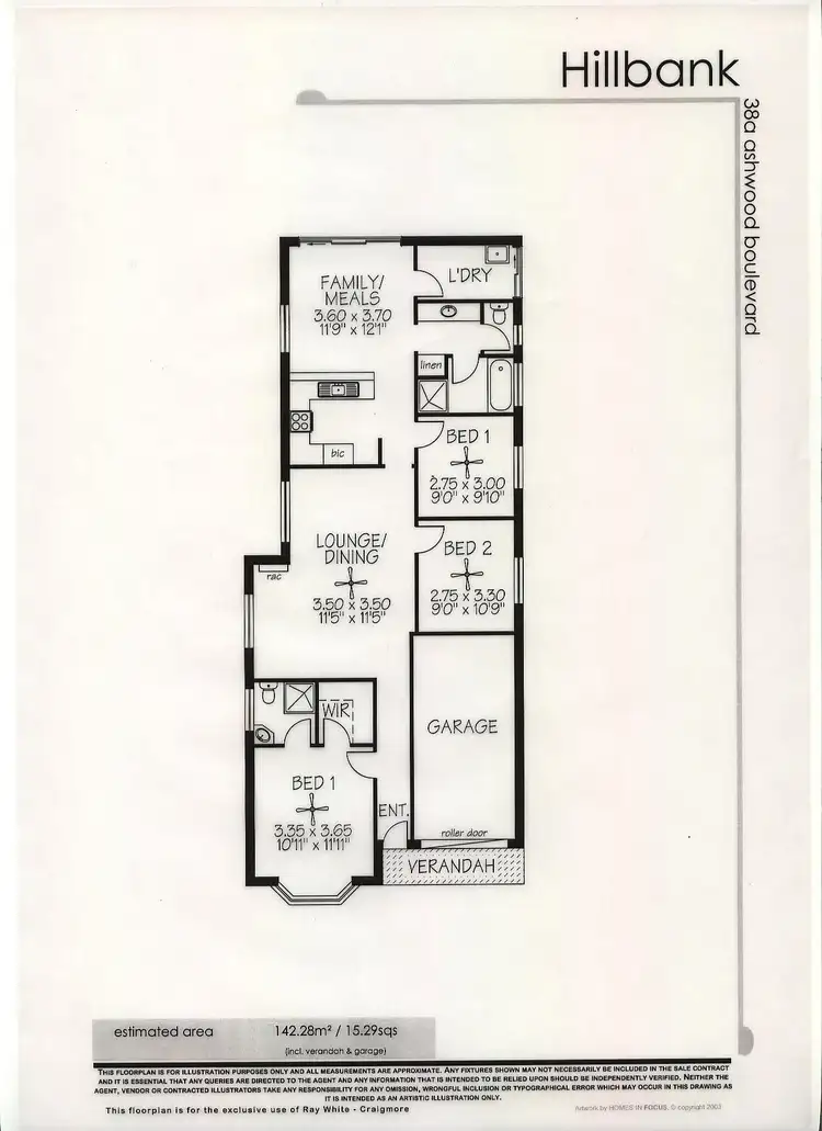 Floorplan of Homely house listing, 38A Ashwood Boulevard, Hillbank SA 5112