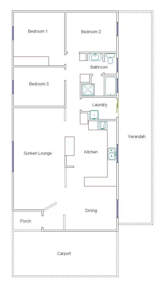 Floorplan of Homely house listing, 1 Beryl Court, Bordertown SA 5268