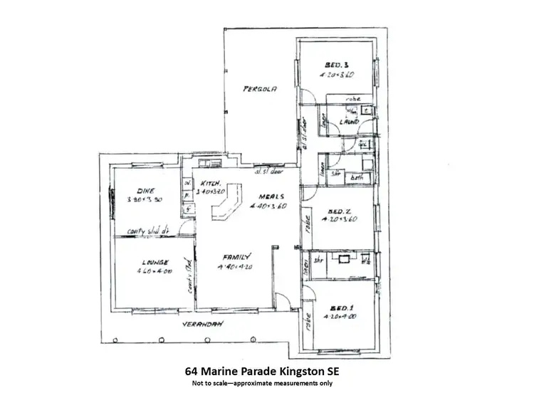 Floorplan of Homely house listing, 64 Marine Parade, Kingston Se SA 5275